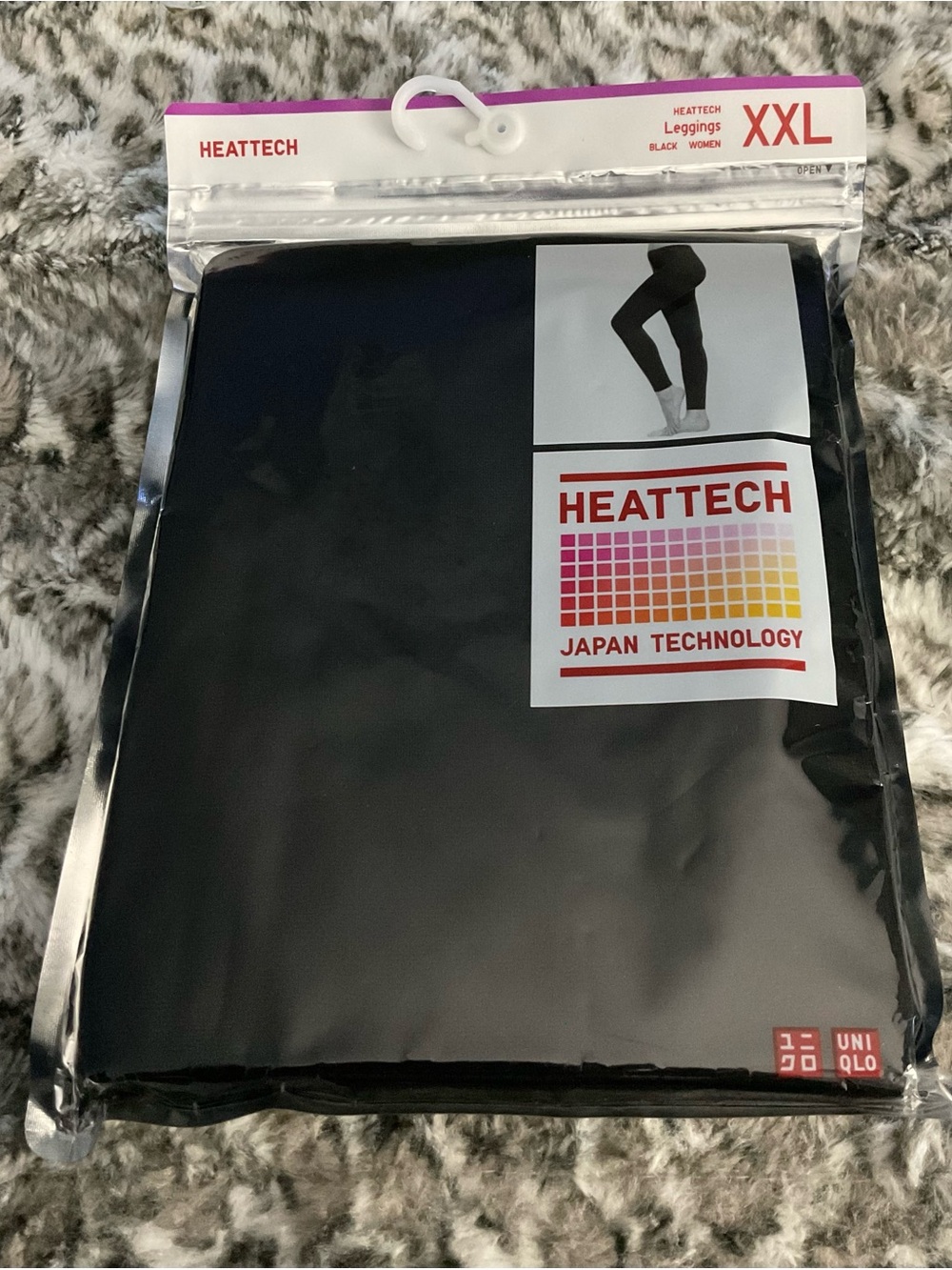 Uniqlo Black HEATTECH Men's Skinny Jeans-Style Leggings